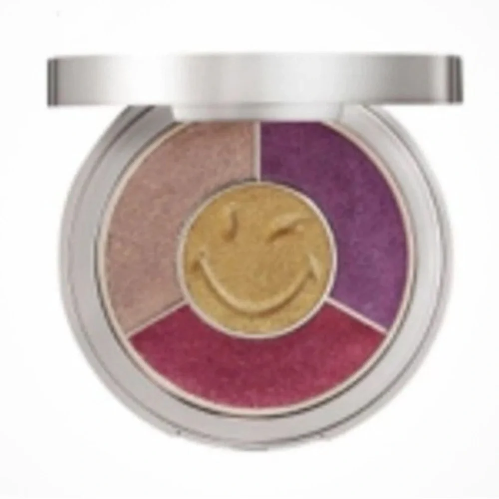 NEW IN BOX - CIATE Smiley Face Eyeshadow Palette - Gold,‎ Purple, Red